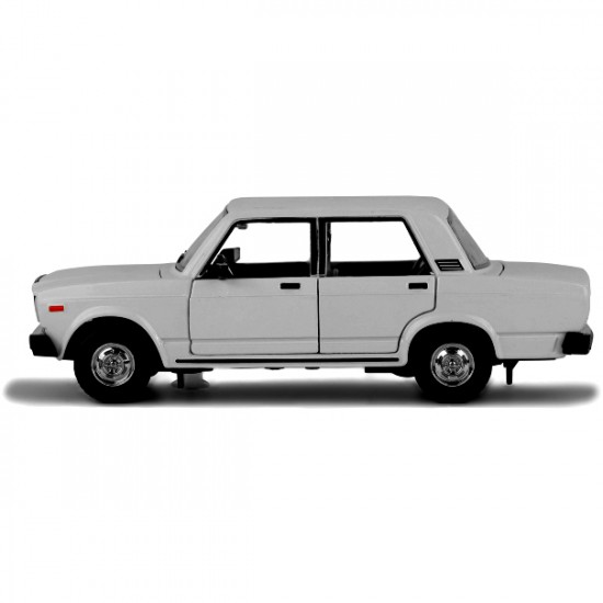 Метална кола Лада, 1: 24 , Бяла Метална кола Лада, 1: 24 , Бяла