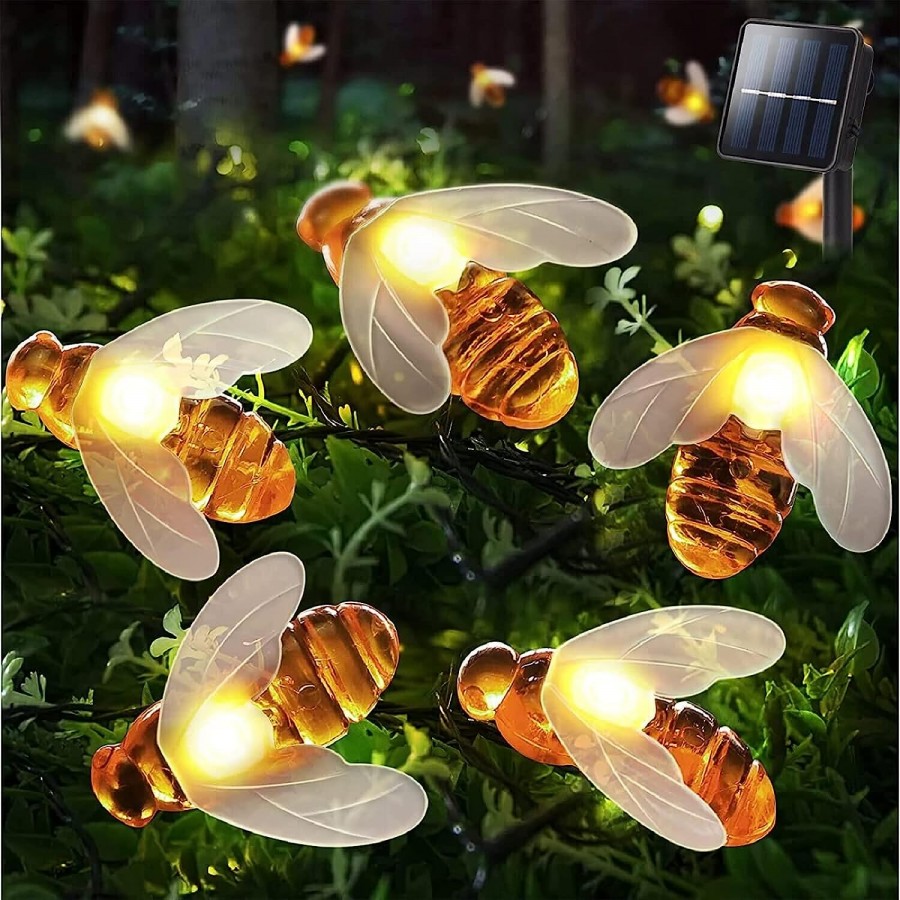 Светещи соларни пчелички за декорация