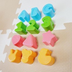 Играчка сортер с букви, цифри и форми