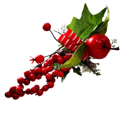 Коледни декоративни клонки