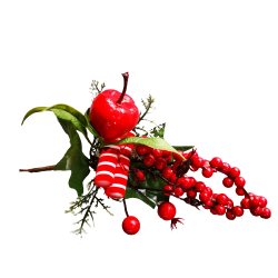 Коледна декоративна клонка