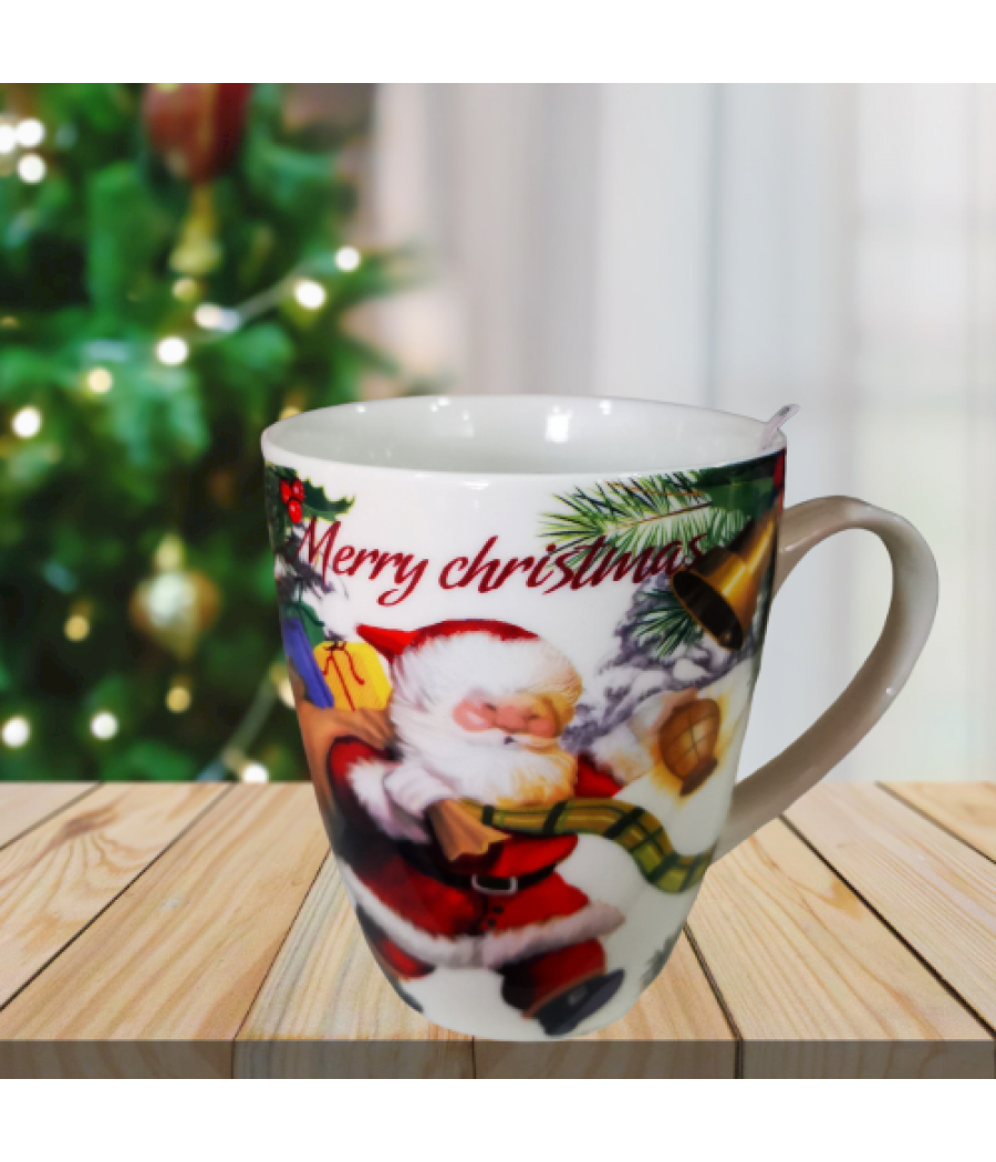 Порцеланова Коледна чаша, Дядо Коледа със шейна