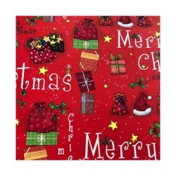 Коледна опаковъчна хартия Merry Christmas