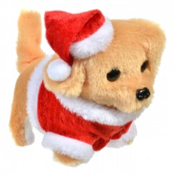 Коледна движеща се музикална играчка Кученце