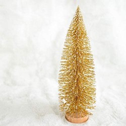 Златна декоративна Коледна елхичка