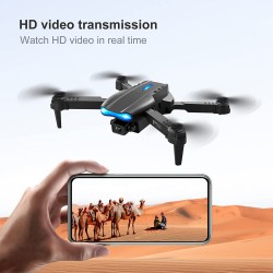 Дрон E99, 4k HD двойна камера с предаване на живо на телефона Дрон E99, 4k HD двойна камера с предаване на живо на телефона