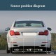 Парктроник за кола с дисплей и 4 сензора