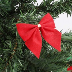 Коледни панделки червени