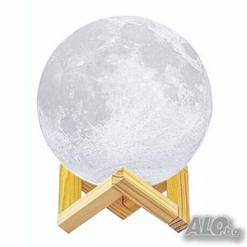 Арома дифузер Луна, Овлажнител, Нощна лампа