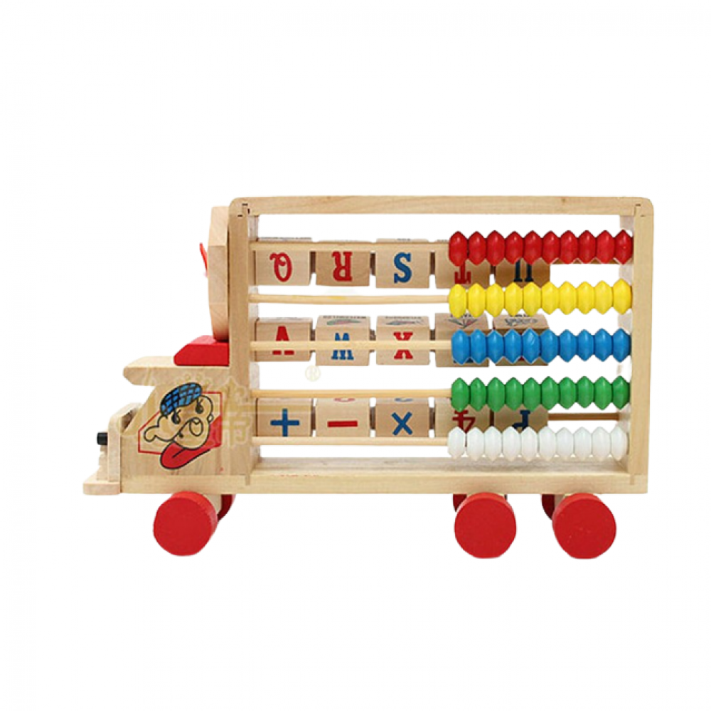 Образователна играчка , Дървен камион