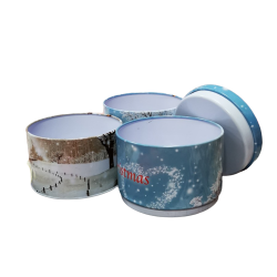 Метална Коледна кутия 3 в 1