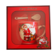 Порцелановаа Коледна чаша с лъжичка, Merry Christmas Порцелановаа Коледна чаша с лъжичка, Merry Christmas