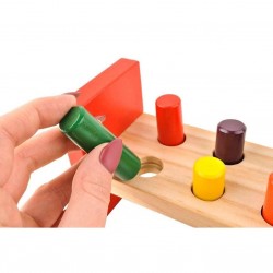 Дървена играчка, Логика с чук и блокчета