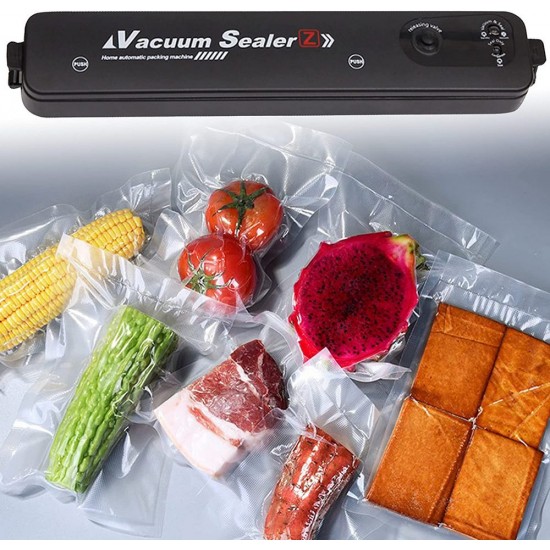 Машина за вакуумиране на храна, 90W, 10 вакуум торбички