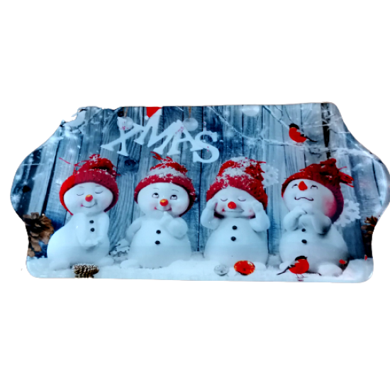 Коледно плато със Снежковци, Merry Christmas