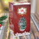 Мини коледен фенер светеща коледна украса 