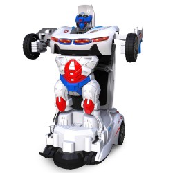 Музикална трансформираща се полицейска кола 