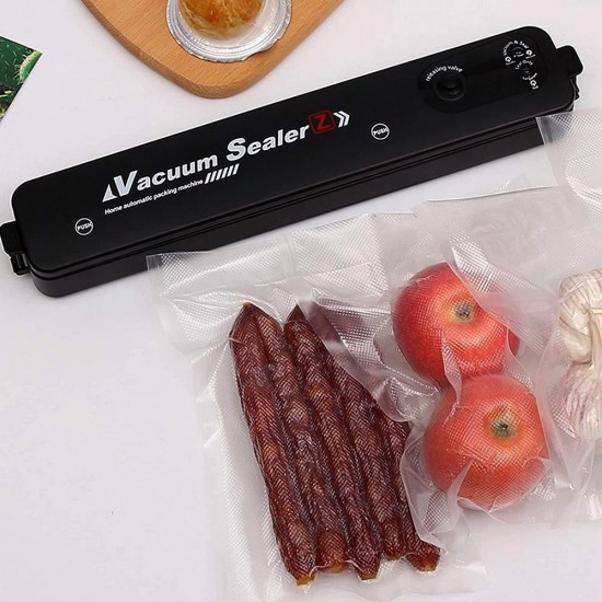 Машина за вакуумиране на храна, 90W, 10 вакуум торбички