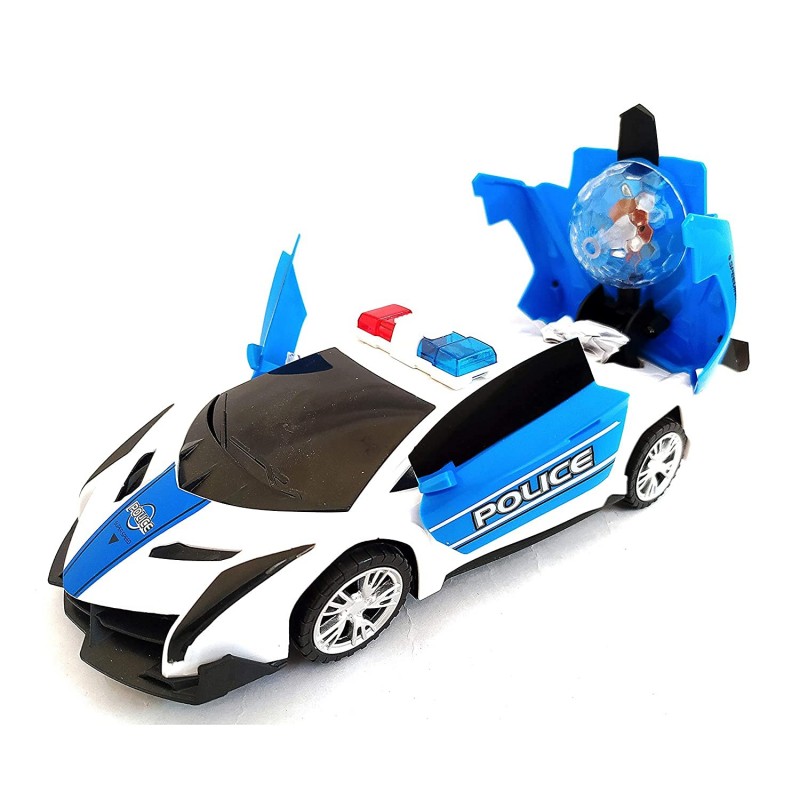 Детска полицейска кола трансформърс