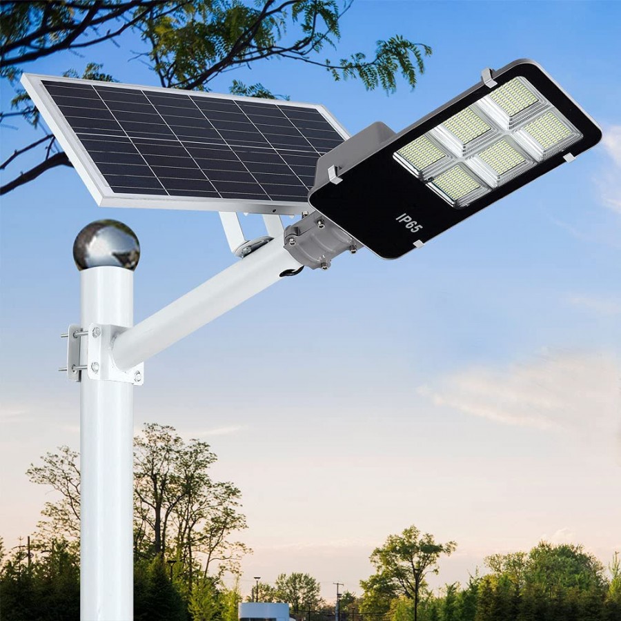 Соларна улична лампа с панел 300w