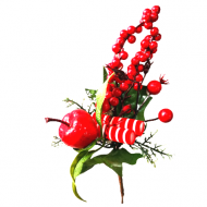 Коледна декоративна клонка