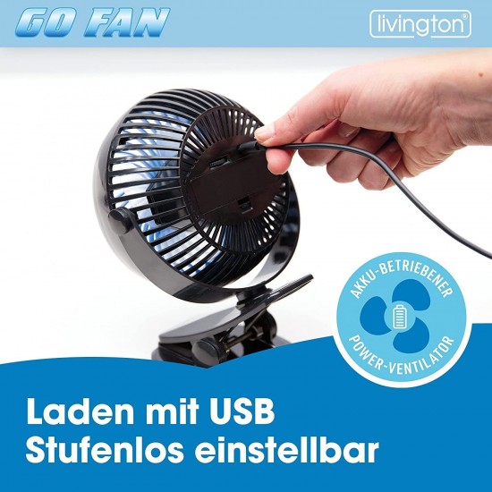 Вентилатор със щипка Go Fan