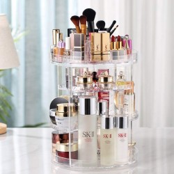 Въртящ органайзер за гримове и козметика, 360° градуса