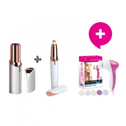 Комплект - Тример за вежди, тример за лице и масажор