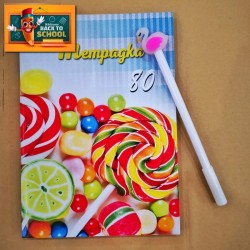 Тетрадка 80 листа , Вестник , А5 - близалки