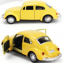 Метална кола Volkswagen Beetle, Отварящи се врати, 1:32