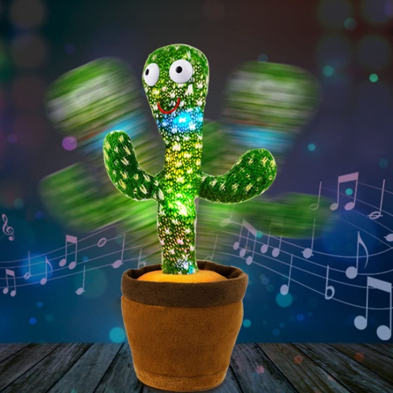 Танцуващ кактус с USB зареждане