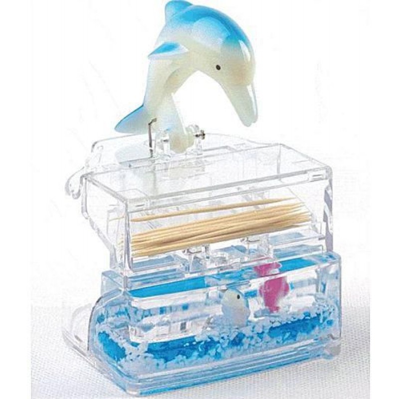 Диспенсър кутия за клечки за зъби Делфин