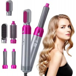 Сешоар 5в1, Изправяне, Сушене, Къдрене, 1000W