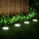 Градински соларни лампи, Комплект 4 броя, Disk Lights Градински соларни лампи, Комплект 4 броя, Disk Lights