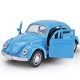 Метална кола Volkswagen Beetle, Отварящи се врати, 1:32