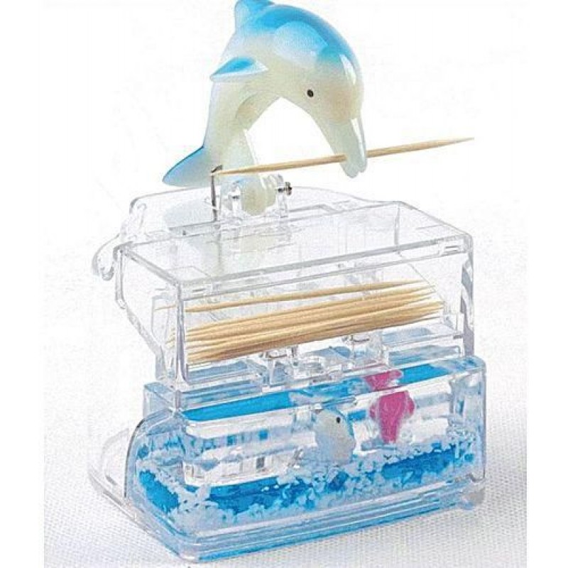 Диспенсър кутия за клечки за зъби Делфин