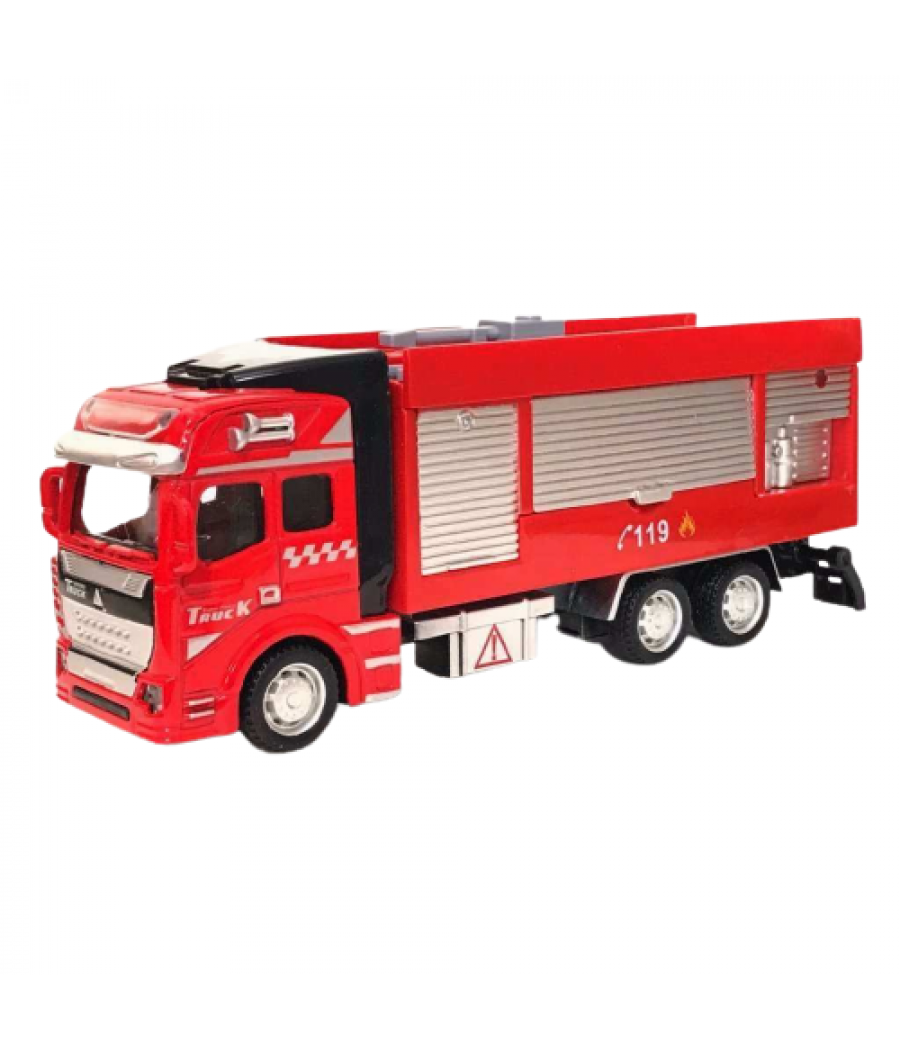 Детска играчка пожарна кола, Метална