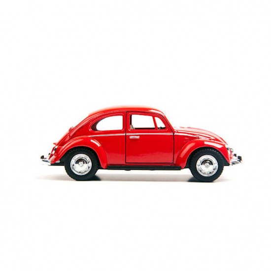 Метална кола Volkswagen Beetle, Отварящи се врати, 1:32