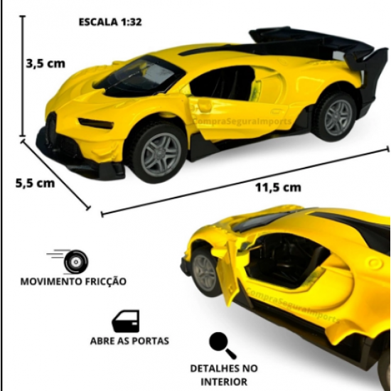 Метална кола Bugatti, Отварящи се врати
