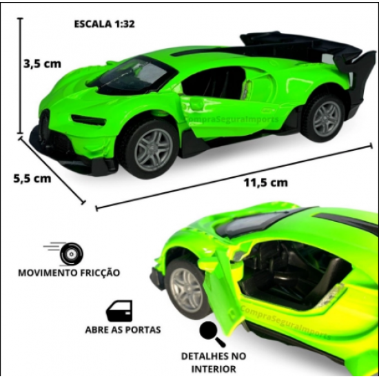 Метална кола Bugatti, Отварящи се врати