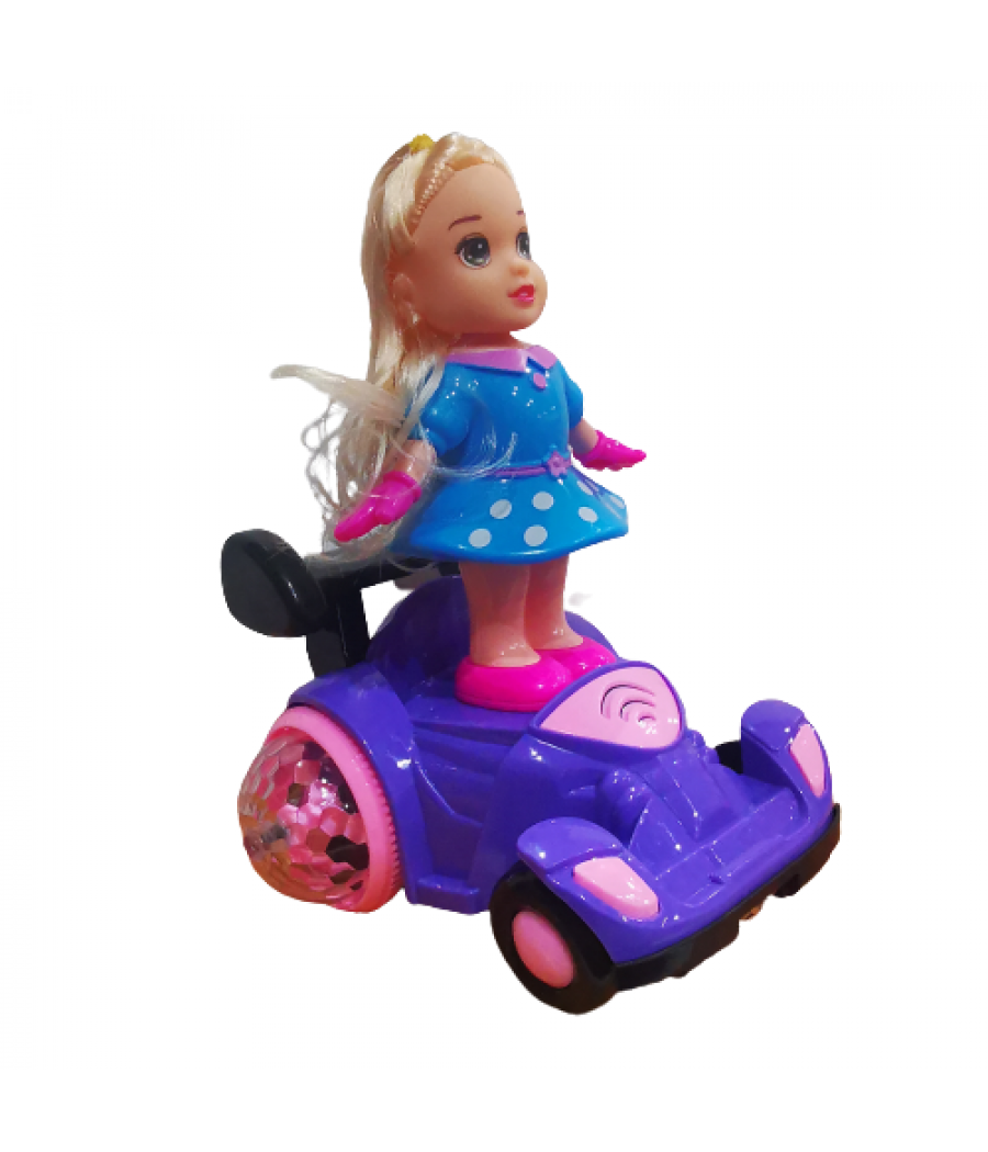 Музикална играчка кукла с кола