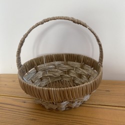 Плетени кошници - Бежави