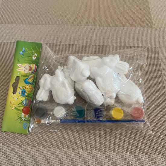 Фигурки за оцветяване ЗАЙЦИ