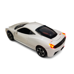 Метална кола Ферари,Светеща, Музикална, 1:32