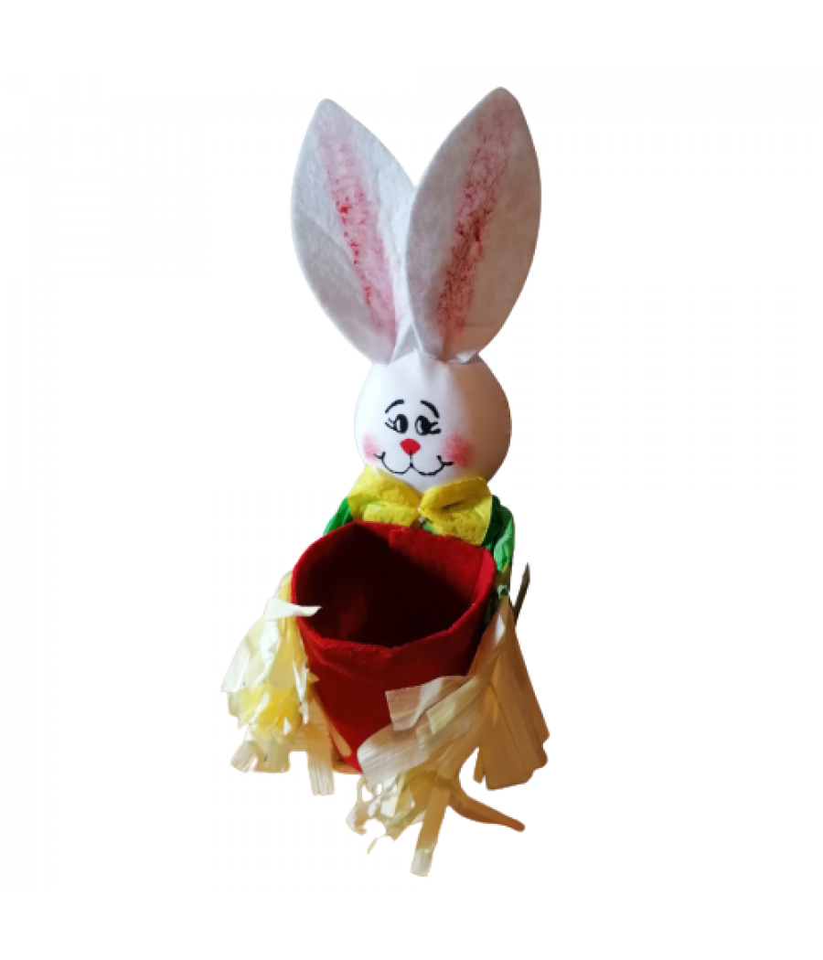 Великденско зайче с поставка за яйце