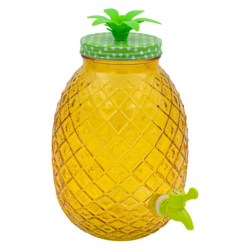 Стъклен буркан за напитки Ананас