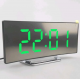 Светещ LED часовник със зелени цифри Светещ LED часовник със зелени цифри