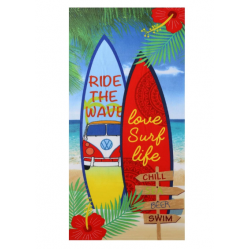 Плажна хавлия Сърфове