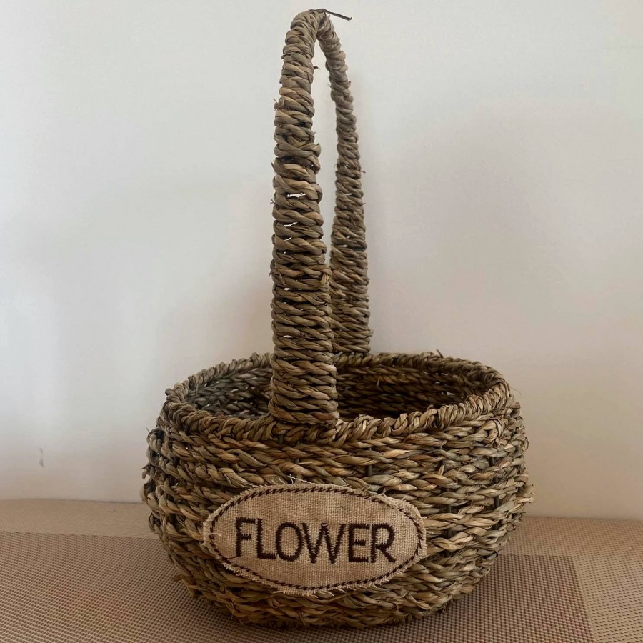 Великденски кошница с надпис "Flower love" (голяма)