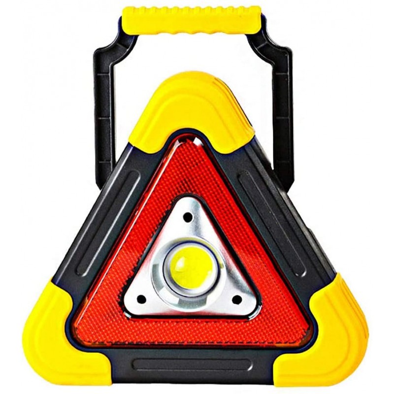 Светещ авариен триъгълник за безопасност на движението